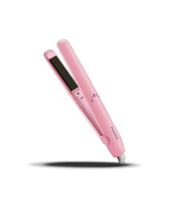 PANASONIC COMPACT HAIR STRAIGHTENER & CURLER - PINK